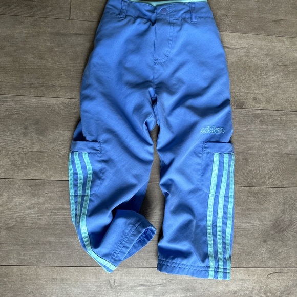 Vintage Y2K Adidas 3T Toddler Girl Retro Cargo Track Pants EUC - Picture 8 of 9